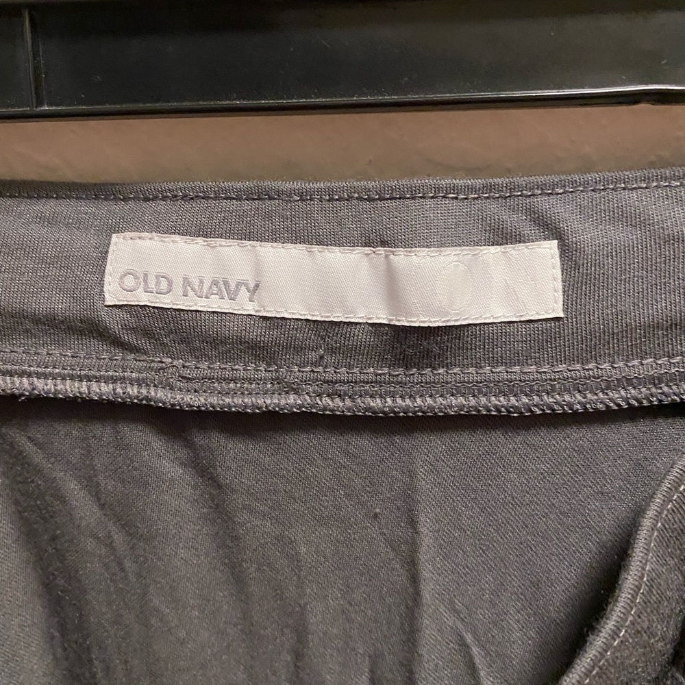 Old Navy Grey Flowy Drawstring Waist Minimalist Preppy Skirt Size L New W/O Tag - Picture 5 of 6